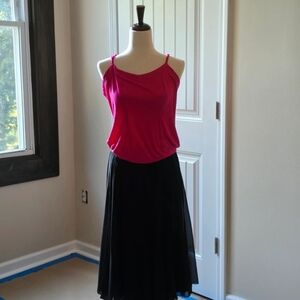 Chic Black A-Line Skirt for Women